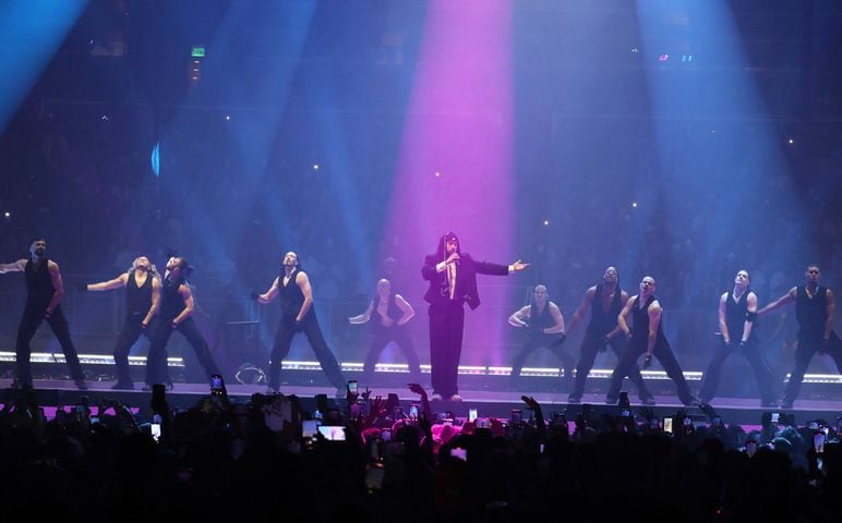 Puerto Rican superstar Bad Bunny rocked sold out State Farm Arena on Tuesday, May 14, 2024 on his Most Wanted Tour.
Robb Cohen for the Atlanta Journal-Constitution