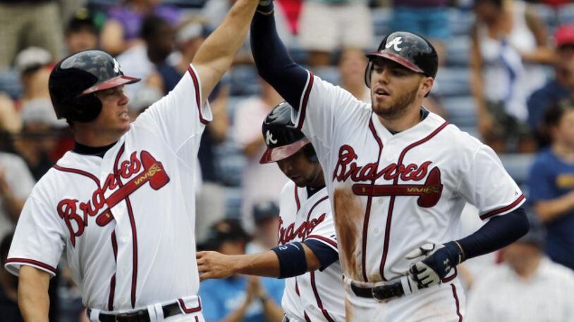 Chipper Jones, left, and - Baseball Has Marked the Time