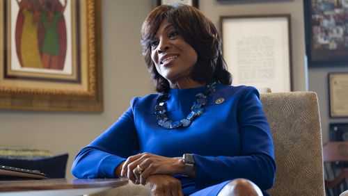 In her first ten years as president and CEO of the Morehouse School of Medicine, Dr. Valerie Montgomery Rice has brought fundraising success and has partnered to address Atlanta’s health equity issues for Black patients. (Ben Gray / Ben@BenGray.com)