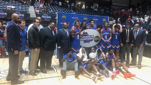 The Westside-Augusta basketball won its third straight state championship March 7, 2024., beating Toombs County 64-29.
