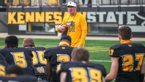 Kennesaw State coach Brian Bohannon has agreed to a three-year contract extension. (Branden Camp/For the AJC)