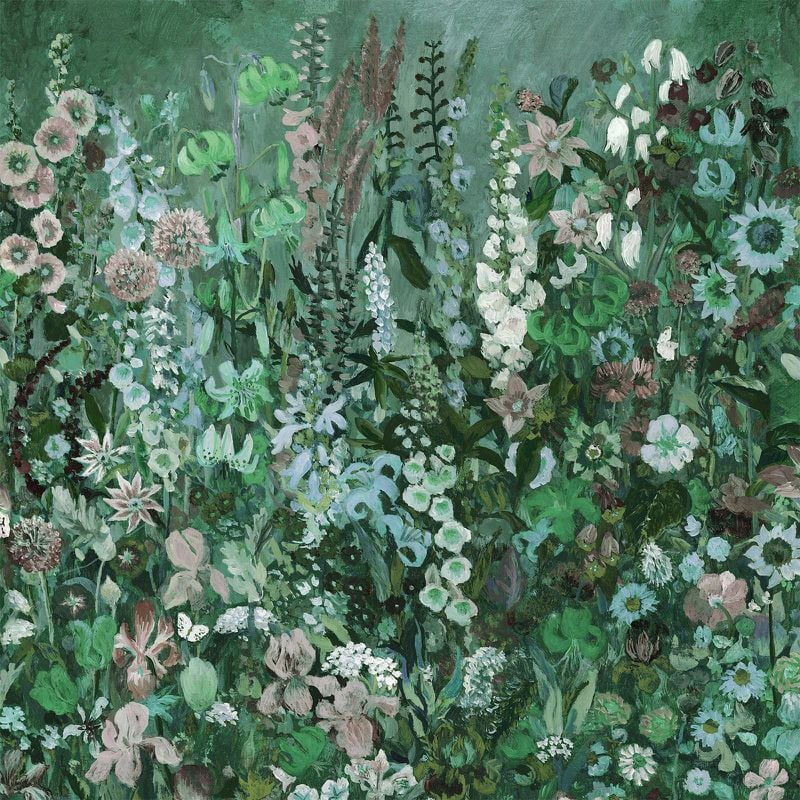 House of Hackney's "Floribunda Magna: Verde" wallpaper. Photo: Courtesy of House of Hackney