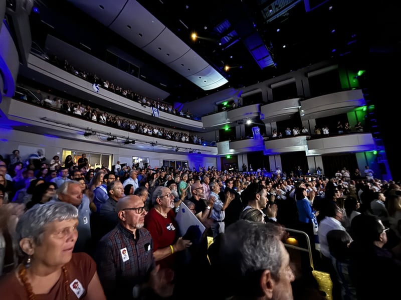 A bipartisan group of politicians, clergy members and hundreds of community leaders gathered in Sandy Springs to mark the anniversary of the Hamas attack on Israel.