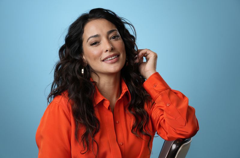 Natalie Martinez, a cast member in the Apple TV+ series "Bad Monkey," poses for a portrait at the Four Seasons Hotel, Tuesday, Aug. 6, 2024, in Los Angeles. (AP Photo/Chris Pizzello)