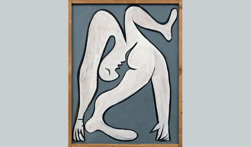 "Acrobat" by Pablo Picasso from 1930 creates a flexible figure with a single, continuous bold black line. Photo: courtesy the High Museum of Art