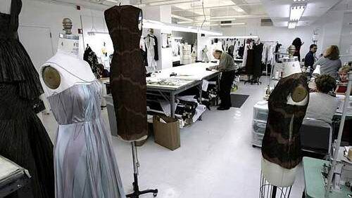 A portion of the J. Mendel factory is seen in New York's shrinking Garment District.