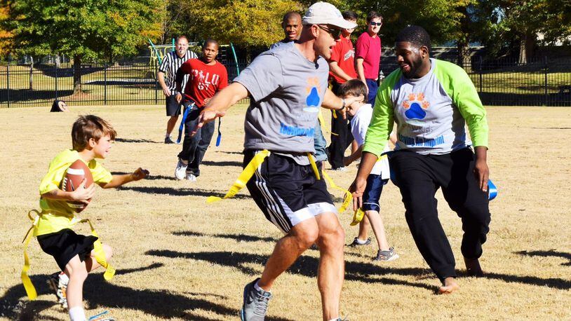 NFL FLAG Football Drills  New Orleans Saints Youth Football Development 