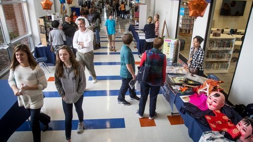 Fulton County Schools on Tuesday released a five-year enrollment forecast that predicts student numbers will drop by several thousand students by 2026-2027. STEVE SCHAEFER /AJC FILE PHOTO