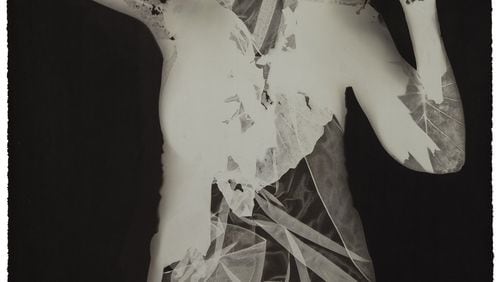 “Against the Tide” at Whitespace Gallery in Inman Park features female artists and includes the work “Alcyone” by V. Elizabeth Turk, (2018), unique photogram. Contributed by Whitespace Gallery