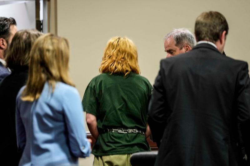 Colt Gray leaves the the Barrow County courthouse after his first appearance for the Wednesday shooting at Apalachee High School, Friday, Sept. 6, 2024, in Winder, Ga. (AP Photo/Brynn Anderson, Pool)