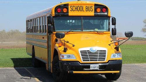 A file photo of a school bus.