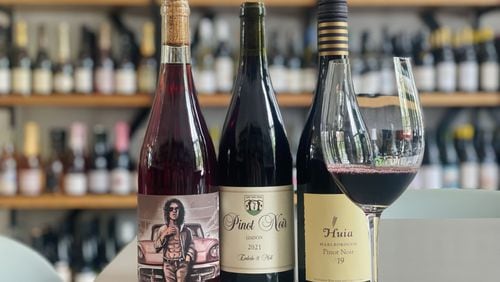 There are exciting pinot noirs that come from unexpected wine regions. (Krista Slater for The Atlanta Journal-Constitution)