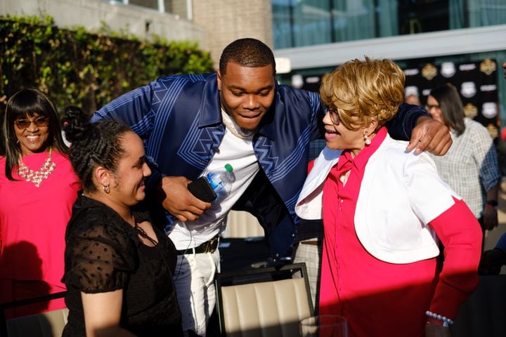 Photos: No. 1 overall pick Travon Walker at his NFL draft party in Atlanta