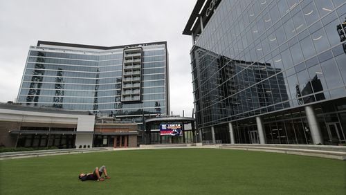 The Atlanta Braves newly renamed Truist Park is partially funded with hotel taxes, which have seen a sharp decline in Cobb County because of the coronavirus pandemic. Curtis Compton ccompton@ajc.com