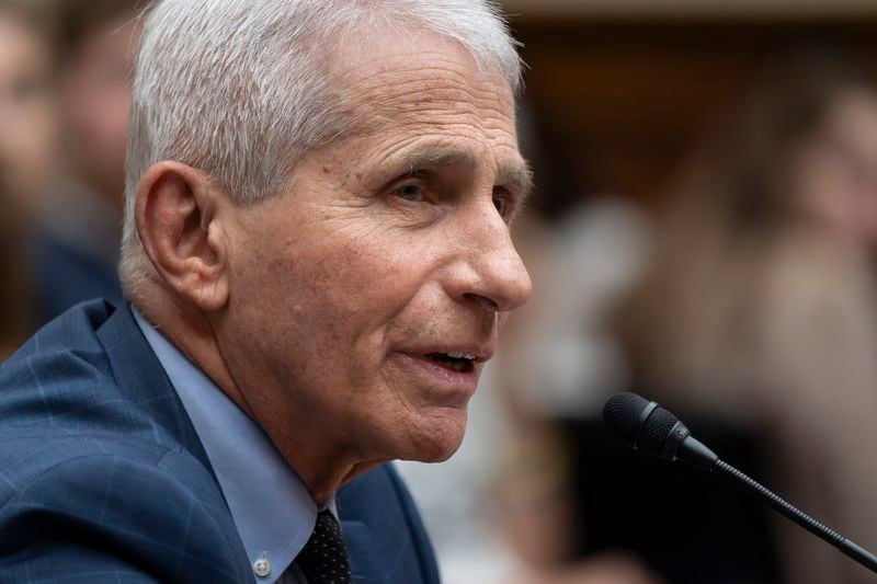 Dr. Anthony Fauci, the former Director of the National Institute of Allergy and Infectious Diseases, testifies before the House Oversight and Accountability Committee Select Subcommittee on the Coronavirus Pandemic, at the Capitol in Washington, Monday, June 3, 2024. (AP Photo/J. Scott Applewhite)