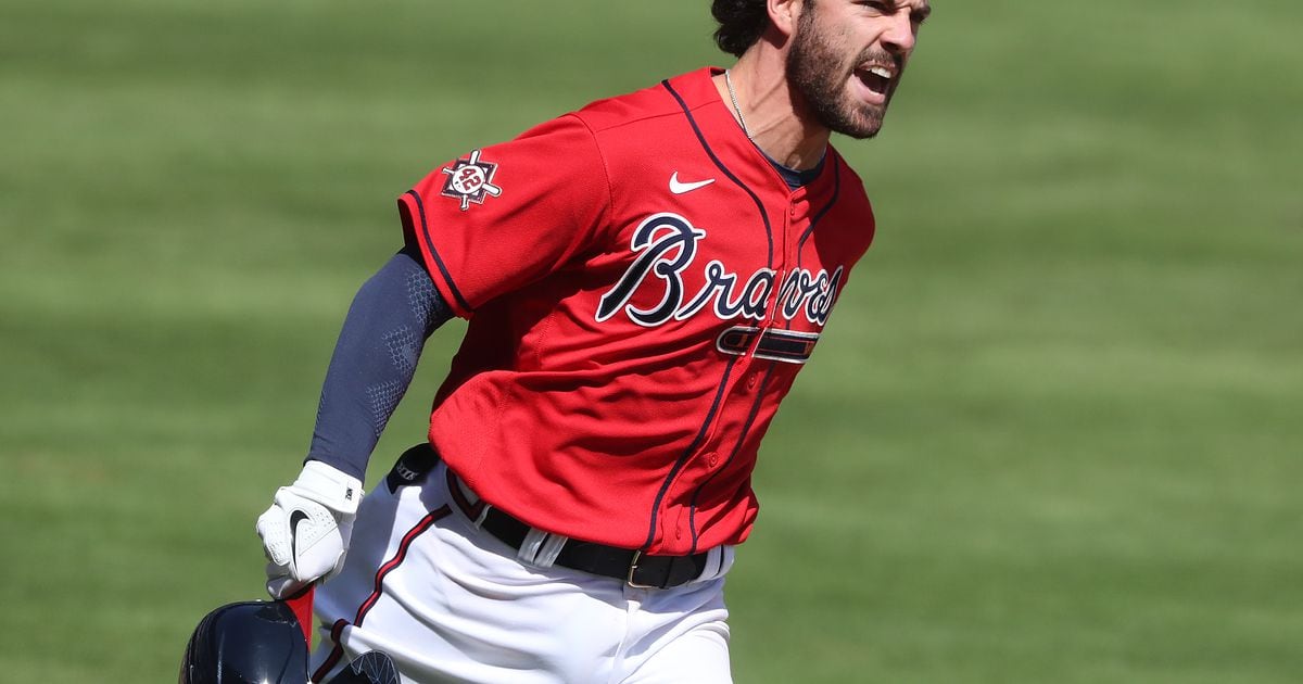 Dansby Swanson on walk-off, 04/15/2021