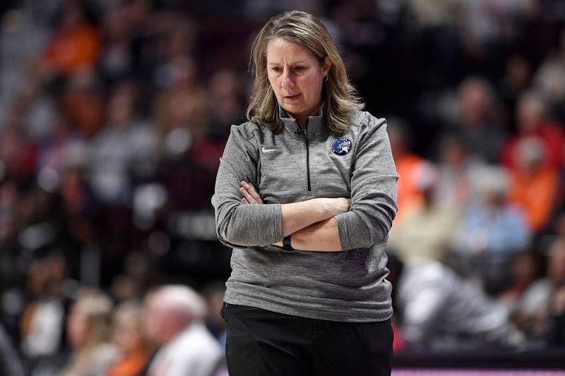 Minnesota Lynx head coach Cheryl Reeve paces on the court during the second half of Game 4 in the WNBA basketball semifinals against the Connecticut Sun, Sunday, Oct. 6, 2024, in Uncasville, Conn. (AP Photo/Jessica Hill)