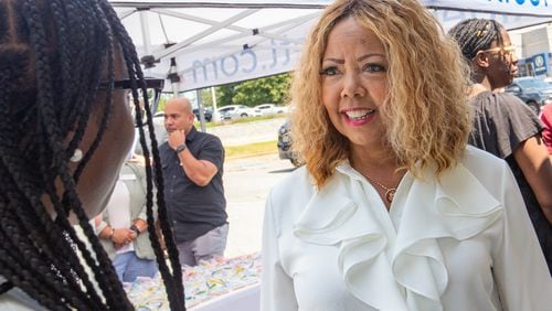 U.S. Rep. Lucy McBath will shift districts for a third election cycle in a row, announcing shortly after a federal judge signed off on Georgia’s new congressional map that she will seek her next term in the 6th District in west metro Atlanta. (Jenni Girtman for The Atlanta Journal-Constitution)