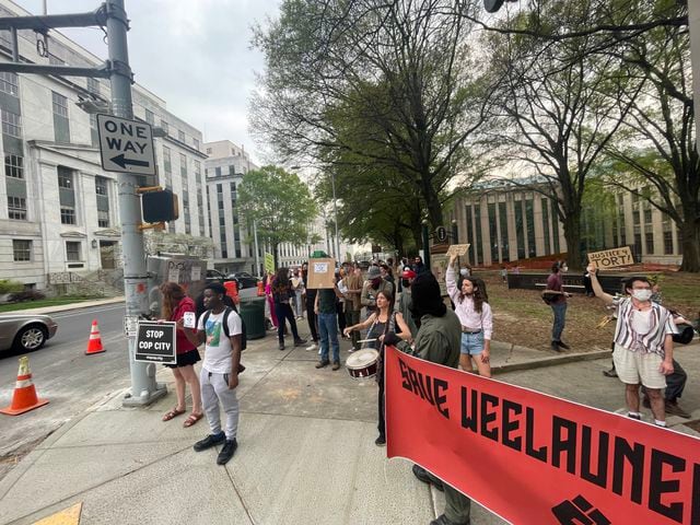 Protest at Atlanta City Hall