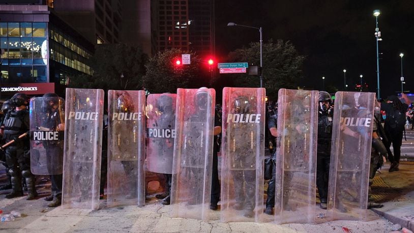 Only 1 protester shows up to Cop City rally outside Falcons game