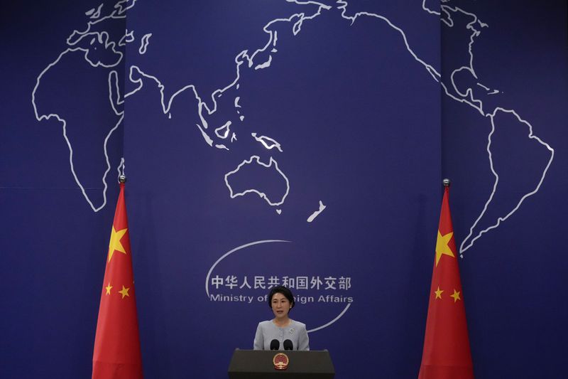 Chinese Foreign Ministry spokesperson Mao Ning speaks during a press conference at the Ministry of Foreign Affairs in Beijing, Monday, Aug. 19, 2024. (AP Photo/Andy Wong)