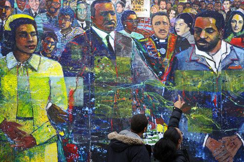 Martin Luther King Jr. mural debuts