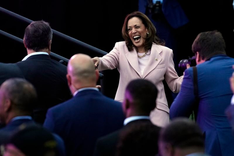 Vice President Kamala Harris will be back in Atlanta today to court voters.