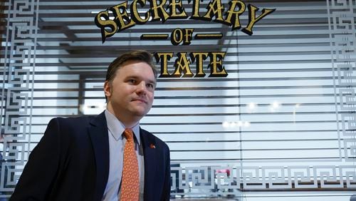 Robert Sinners, who once participated in a fake elector scheme aimed at overturning Georgia's 2020 presidential election, is now the communications director for Secretary of State Brad Raffensperger. “I didn’t consciously add to the mess or the disinformation that was out there,” Sinners said. “But I felt a little bit of responsibility for being part of the overall effort, and I wanted to help be part of the solution." (Natrice Miller/natrice.miller@ajc.com)
