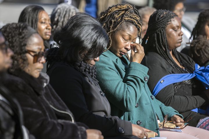 Ceremony to honor the memory of Breonna Moffett, one of three Georgia solders killed in a drone attack in Jordan.