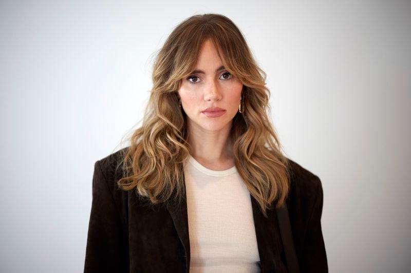 Suki Waterhouse poses for a portrait on Thursday, Sept. 12, 2024, in New York. (Photo by Matt Licari/Invision/AP)