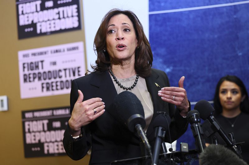 Vice President Kamala Harris remains outspoken about reproductive rights on the campaign trail. 