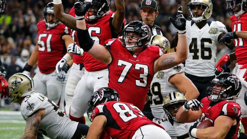 Falcons release right tackle Ryan Schraeder