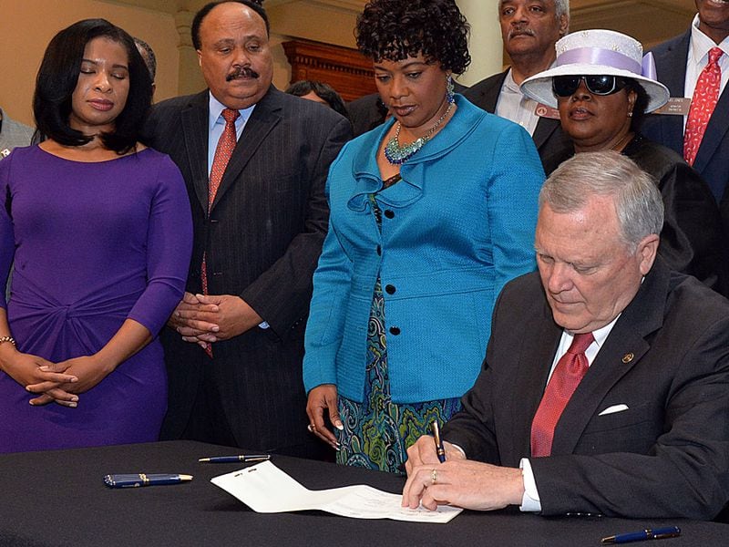 Gov. Nathan Deal on Tuesday signed into law the biggest roadblock yet to expanding Medicaid in Georgia under the Affordable Care Act — leaving hundreds of thousands of poor Georgians uninsured and with limited access to medical care indefinitely. FULL ARTICLE HERE | COMPLETE COVERAGE: Obamacare in Georgia
