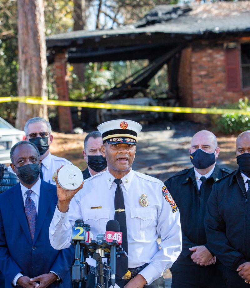 DeKalb County fire Chief Darnell Fullum encouraged residents to obtain smoke detectors for their homes.