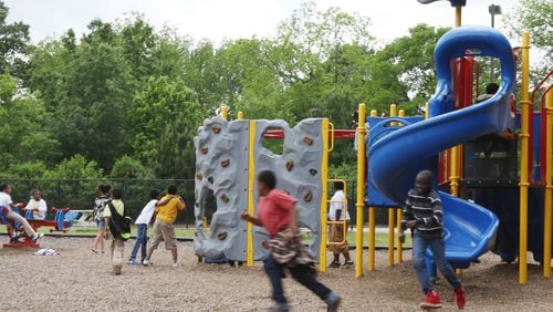 Atlanta Public Schools announced limited hours of operation for playgrounds and walking tracks, which closed in March as the coronavirus began to spread.  EMILY HANEY / AJC FILE PHOTO