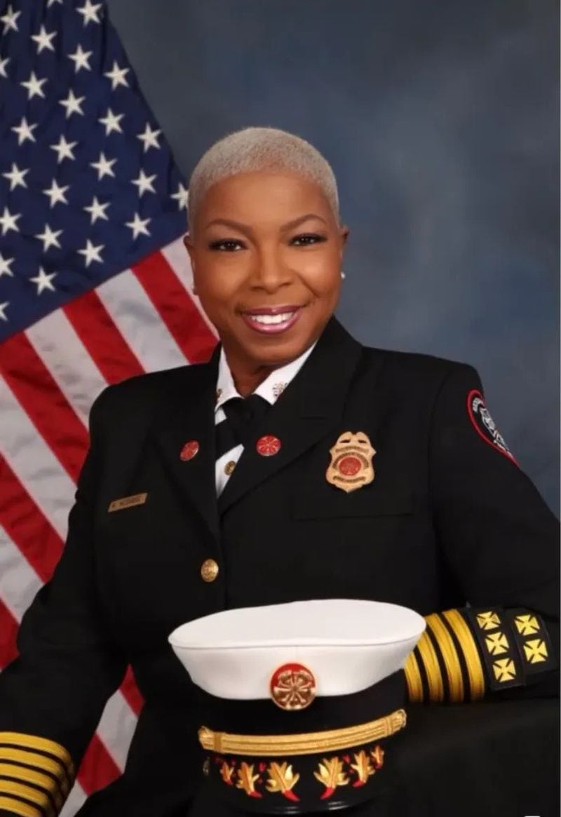 Marian McDaniel spent 20 years with Atlanta Fire Rescue before becoming Rockdale County Fire Rescue chief. (Courtesy of Rockdale County Fire Rescue)