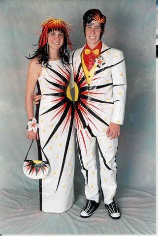 Duct Tape Stuck at Prom contest