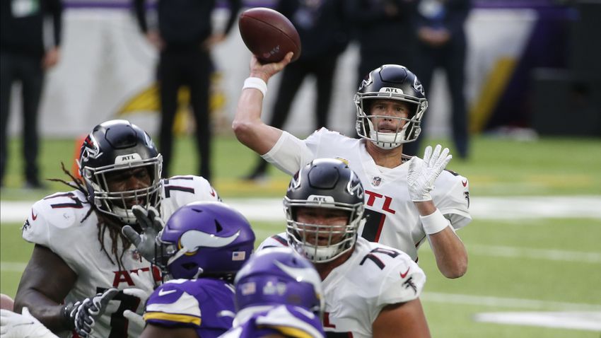 Falcons secure 40-23 win vs. Vikings on the road