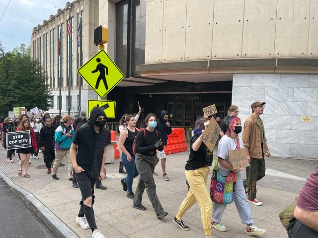 Protest at Atlanta City Hall