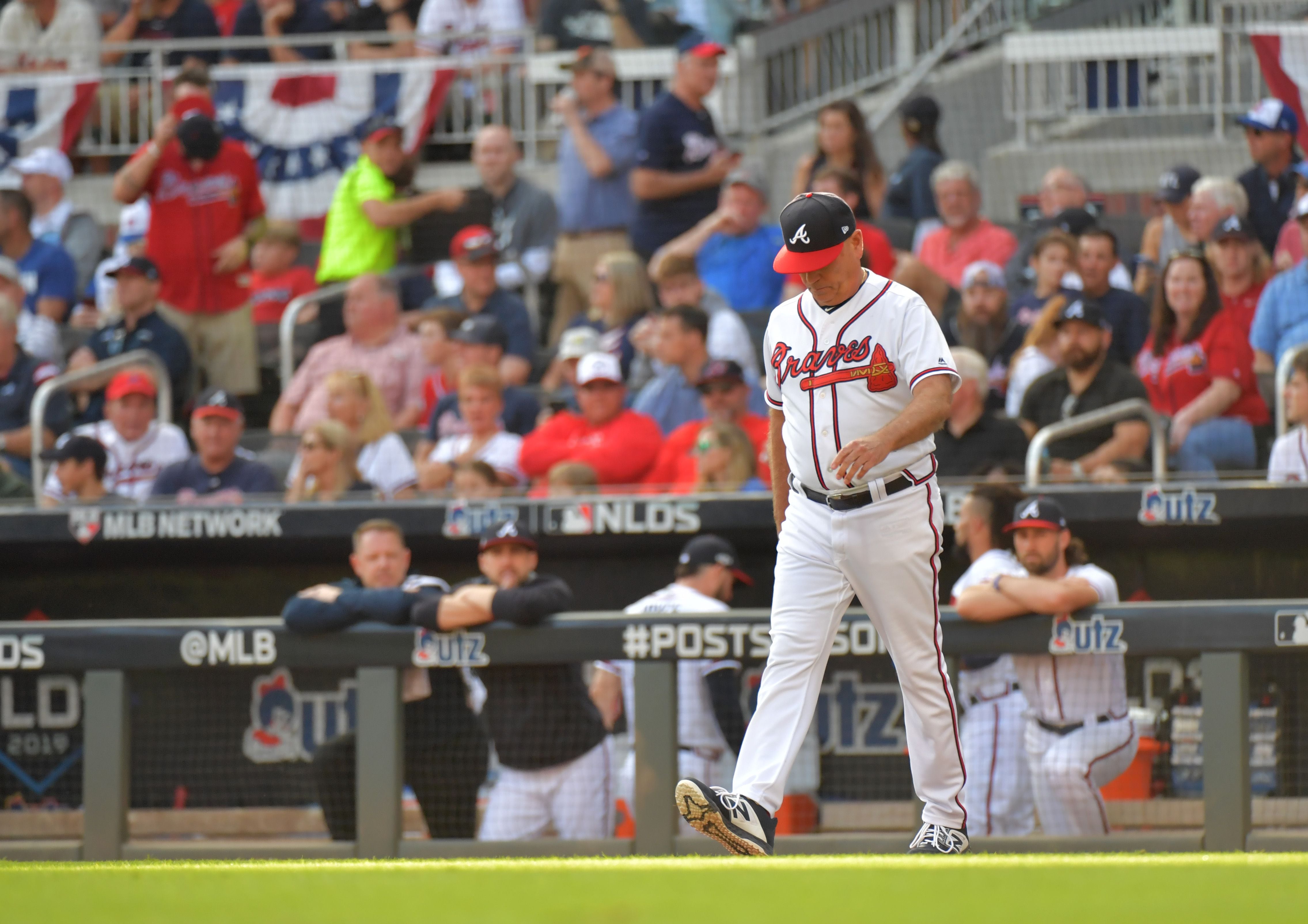 Brian Snitker was ready for the booth to wrap up their old Braves