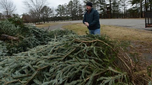 There will be lots of parks and Home Depot locations in Cobb County set up to take your Christmas tree this year.