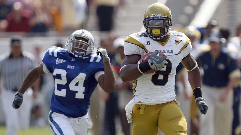 College Teammates on X: Calvin Johnson and Demaryius Thomas, Georgia Tech  2006  / X