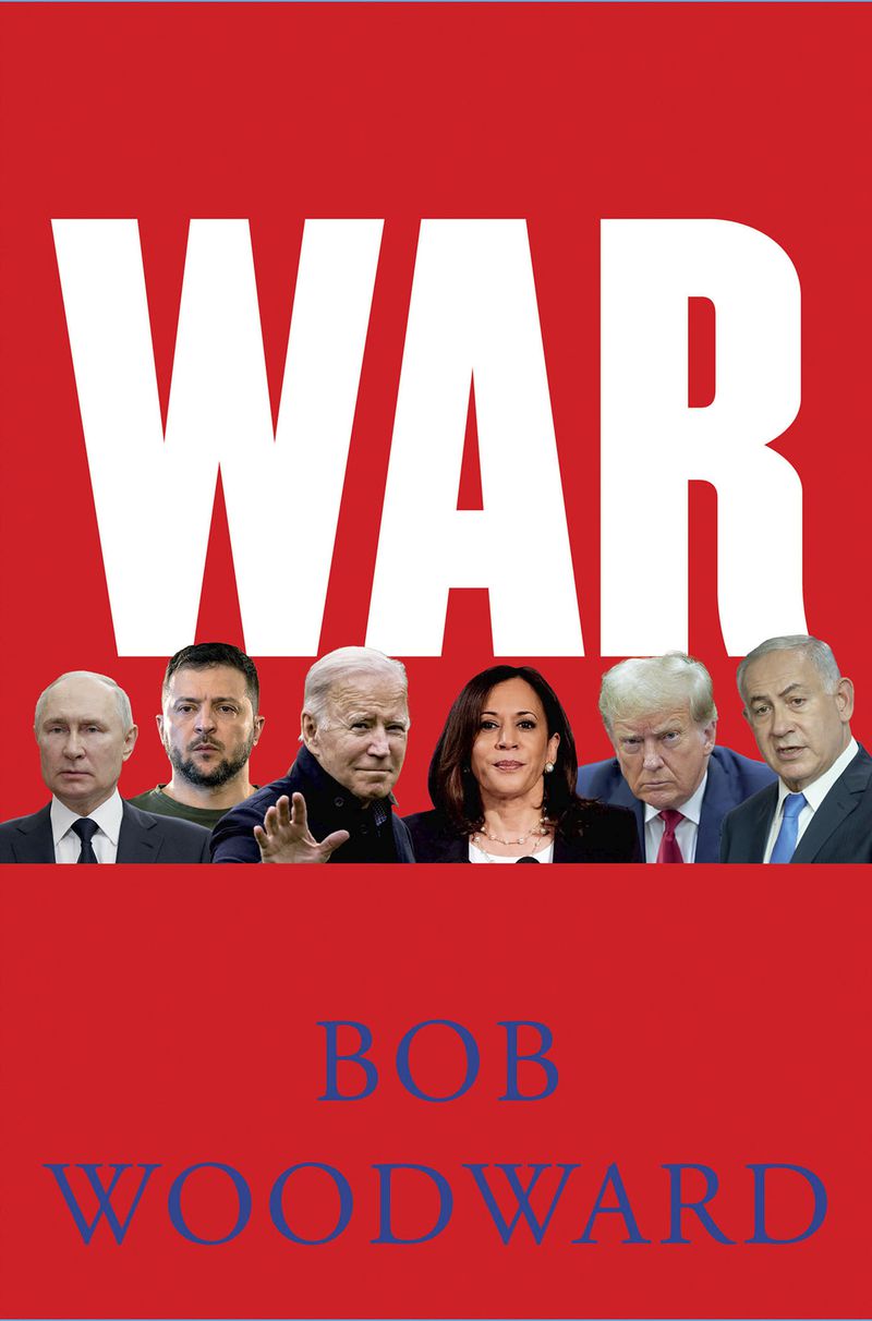 This cover image released by Simon & Schuster shows "War" by Bob Woodward. (Simon & Schuster via AP)