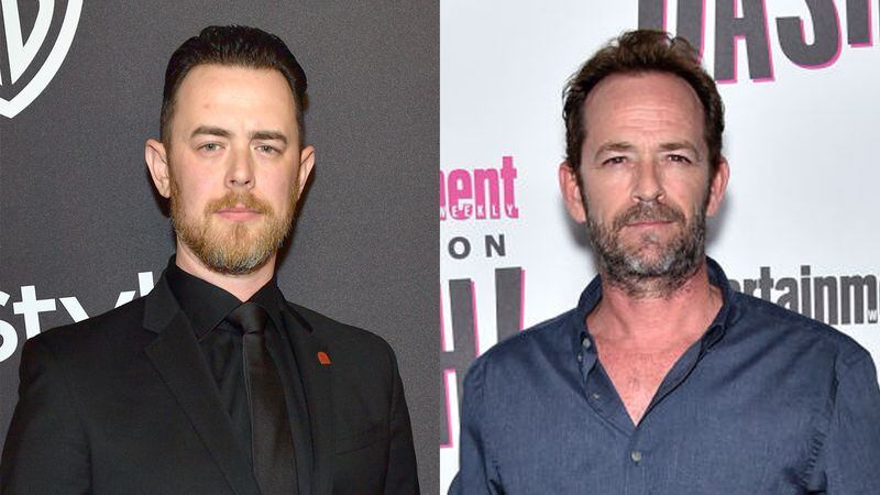 Colin Hanks shared a story about the first and only time he met actor Luke Perry.