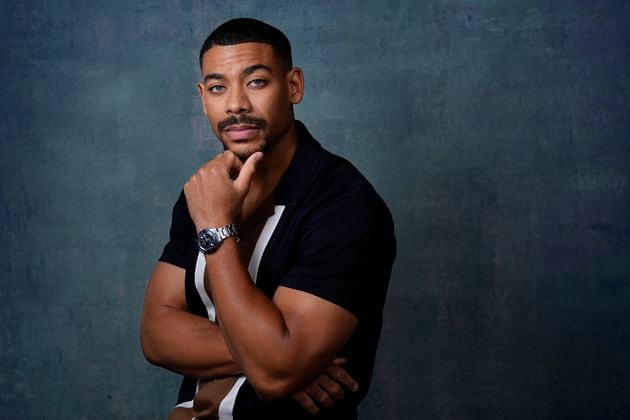 Aaron Pierre, a cast member in the film "Rebel Ridge," poses for a portrait, Thursday, Aug. 29, 2024, in Los Angeles. (AP Photo/Chris Pizzello)