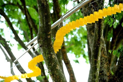 Sculptures in motion at Atlanta Botanical Garden