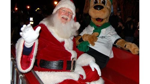 Bring the kids to see Santa at the Jolly Holly Day in Suwanee this Friday.