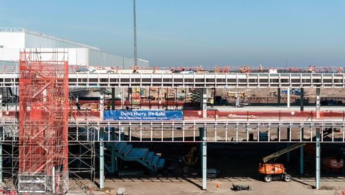 Construction of the Hyundai Metaplant, on March 20, 2024, in Bryan County, GA. (Photo Courtesy of Justin Taylor/The Current GA)