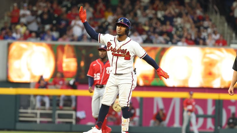 Ozzie Albies will travel with Braves on upcoming road trip