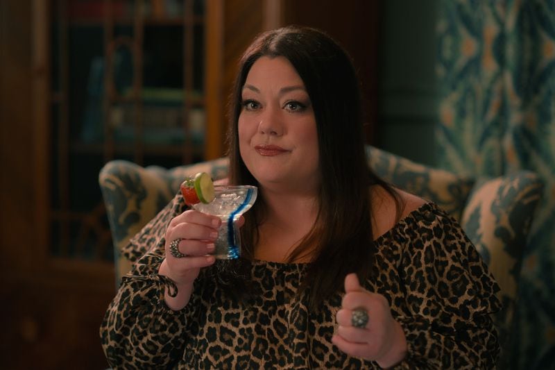 Sweet Magnolias. Brooke Elliott as Dana Sue in episode 309 of Sweet Magnolias. Cr. Courtesy of Netflix © 2023